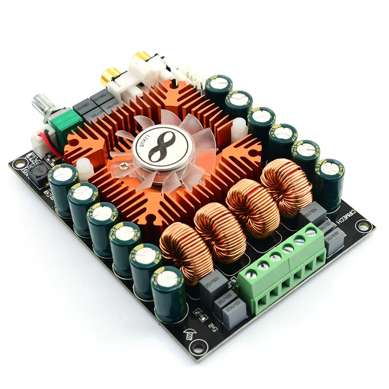 Плата усилителя UNISIAN TDA7498E класс D аудио 2 0 каналов высокая мощность Hifi BTL моно 220 Вт