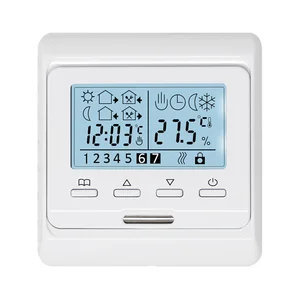 Регулятор температуры теплого пола, цифровой программируемый, 16 А, 220 В переменного тока