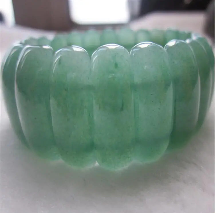 

Natural Dongling jade hand row/bracelet