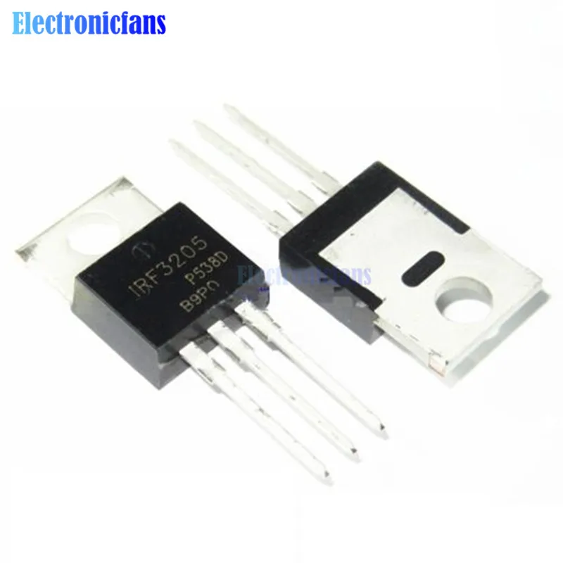 10 шт. IRF3205 IRF3205PBF MOSFET MOSFT 55В 98A 8mohm 97.3nC TO 220 новый оригинальный IC|Интегральные схемы| |