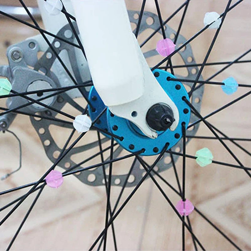 

Bike Wheel Spokes Plastic Luminous Bead Clip Multicolor Kids Bicycle Spokes Beads for Bike Decorations BHD2