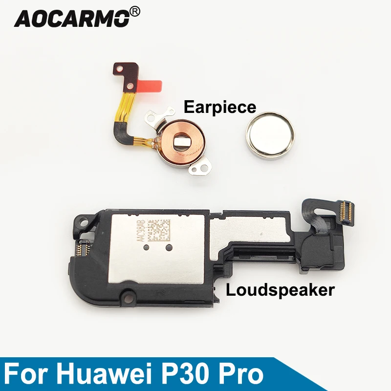 Верхний динамик Aocarmo нижний громкоговоритель звуковой сигнал кольцо для Huawei P30 Pro