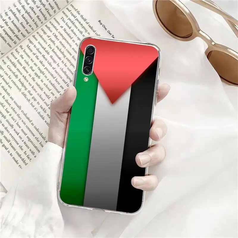 

Palestine Flag Phone Case Transparent for Samsung s9 s10 s20 Huawei honor P20 P30 P40 xiaomi note mi 8 9 pro lite plus