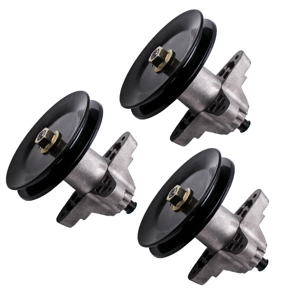 

MAXPEEDINGRODS 3pcs Spindle Assembly Pulley for Troy-Bilt: 618-0624, 618-0659, 918-0624, 918-0624A