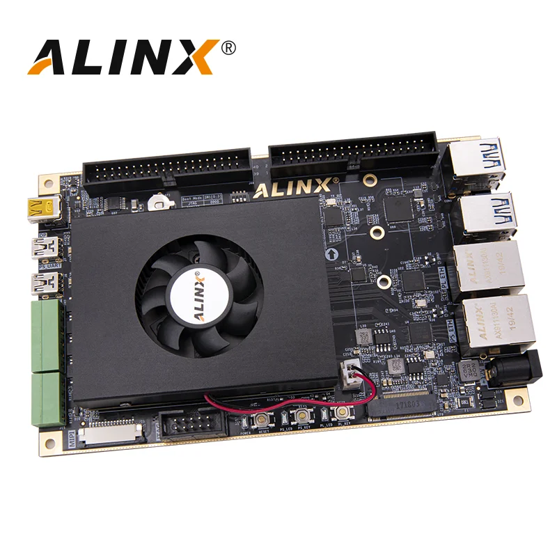 

ALINX AXU5EV-E: Xilinx Zynq UltraScale+ MPSoC ZU5EV FPGA Board Vitis-AI DPU 4K Video