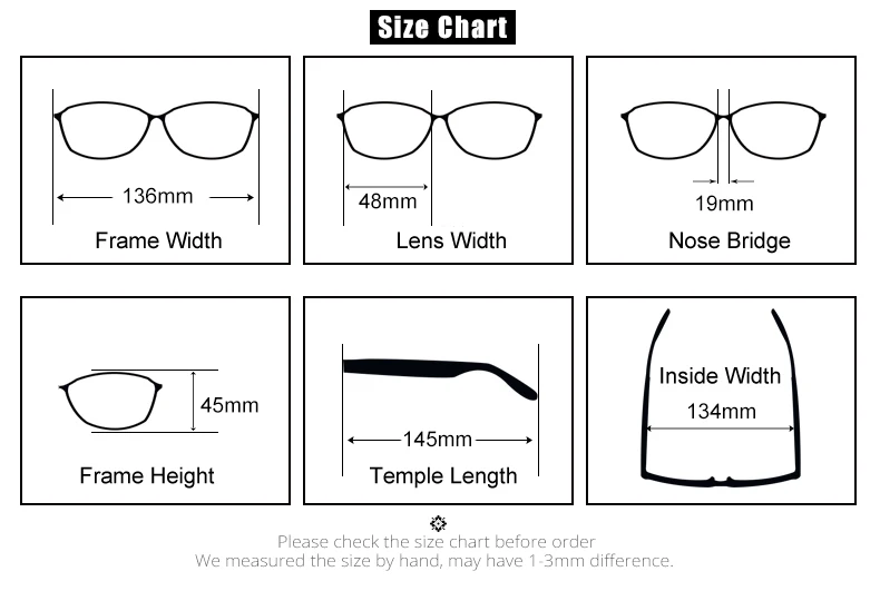 Ralferty Magnet Sunglasses Women Polarized 6 In 1 Eyeglass Frame With Clip On Glasses Men Round UV400 TR90 3D Yellow Oculo A2245 big round sunglasses