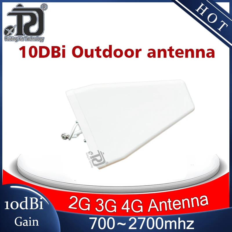 Антенна 2G 3G 4G 10dBi Gain 800 ~ 2700 МГц наружная антенна LPDA N-Female для ретранслятор
