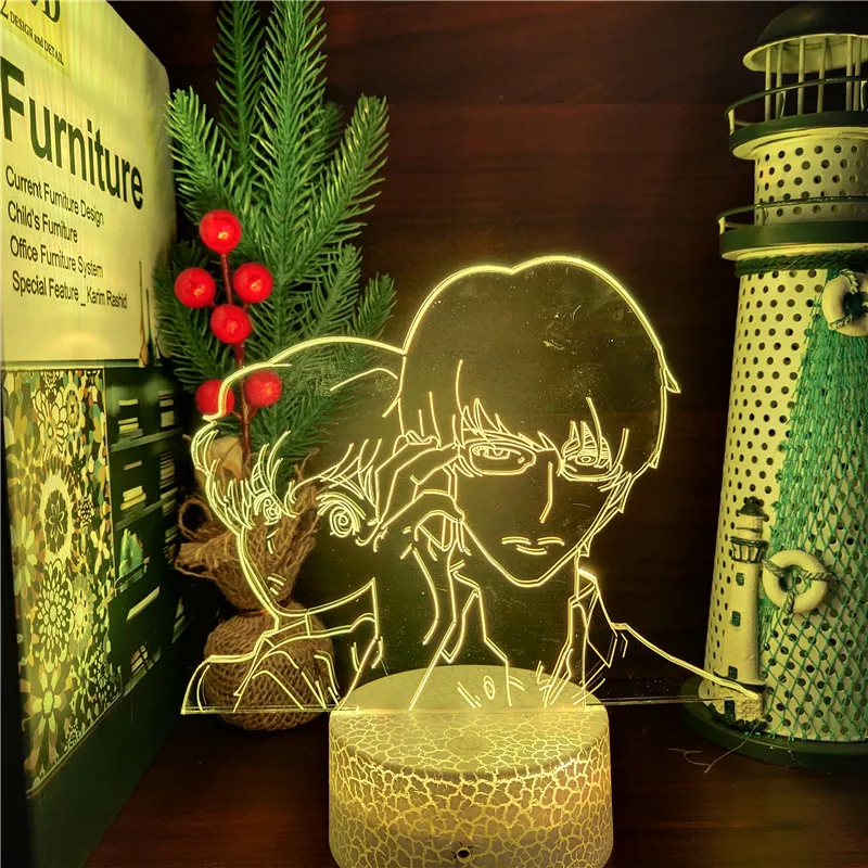 

Terror in Resonance 3D Illusion Led Nightlights Anime Light Lamp Multi 7/16 Color Changing Lampara Bedroom Decor Manga Xmas Gift