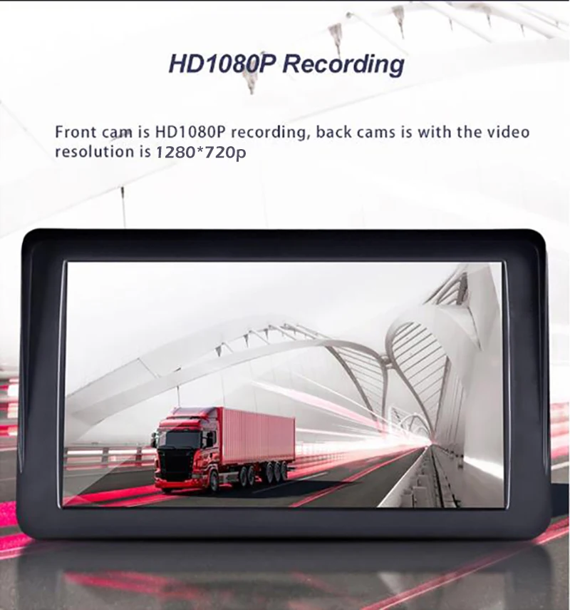 Видеорегистратор Bluavido FHD 1080P камера заднего вида с монитором 7 &quot функцией
