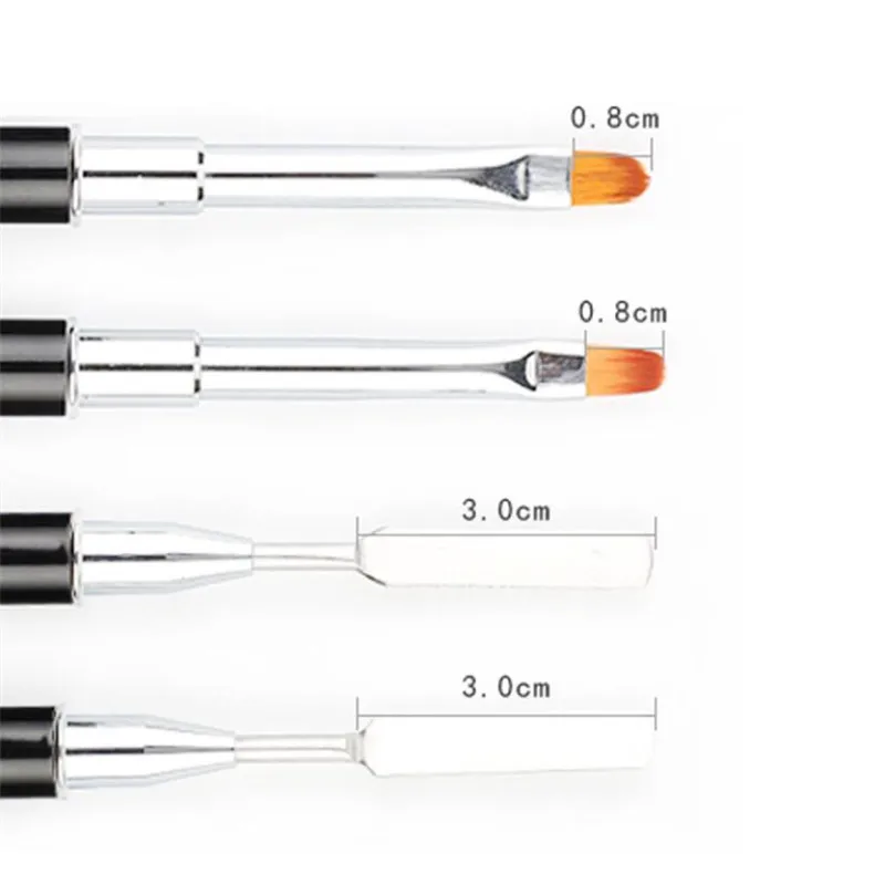 1 шт. двухсторонняя акриловая УФ-гель для наращивания ногтей моделирующая ручка