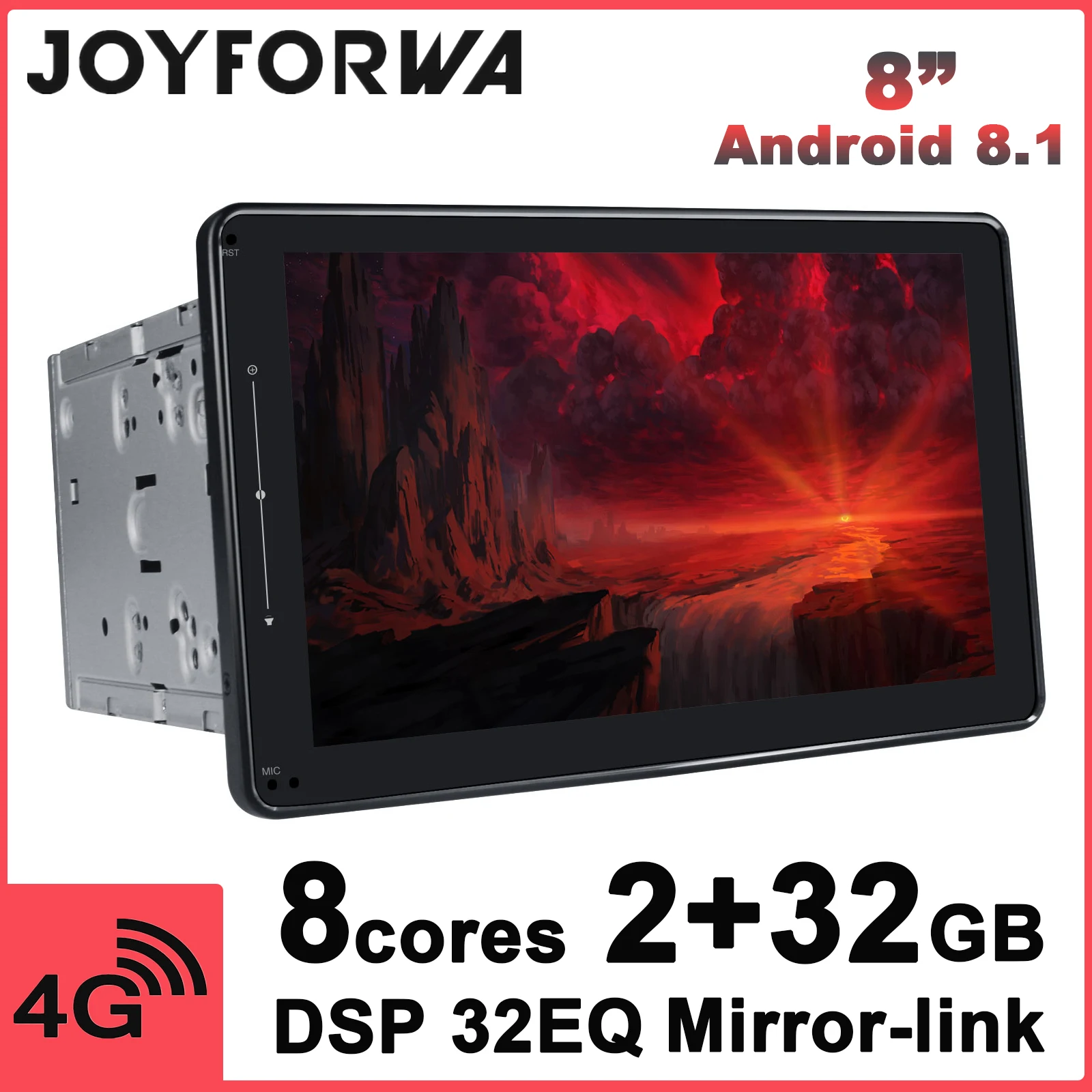 1280*720 8 &quot2Din Android 1 Автомобильный мультимедийный радио gps DSP SPDIF стерео сабвуфер