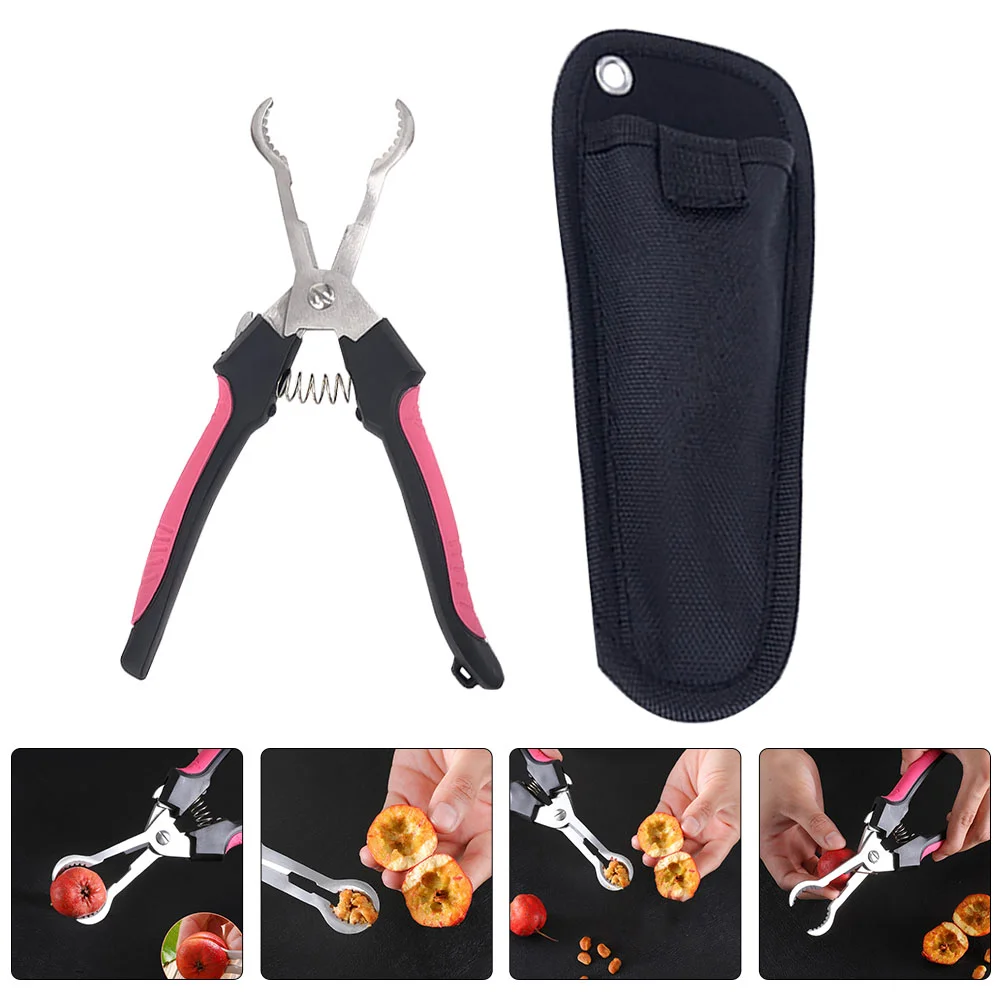 

1 шт., прочные плоскогубцы боярышника, ручной инструмент для удаления сердцевины боярышника, кухонный инструмент (красный)