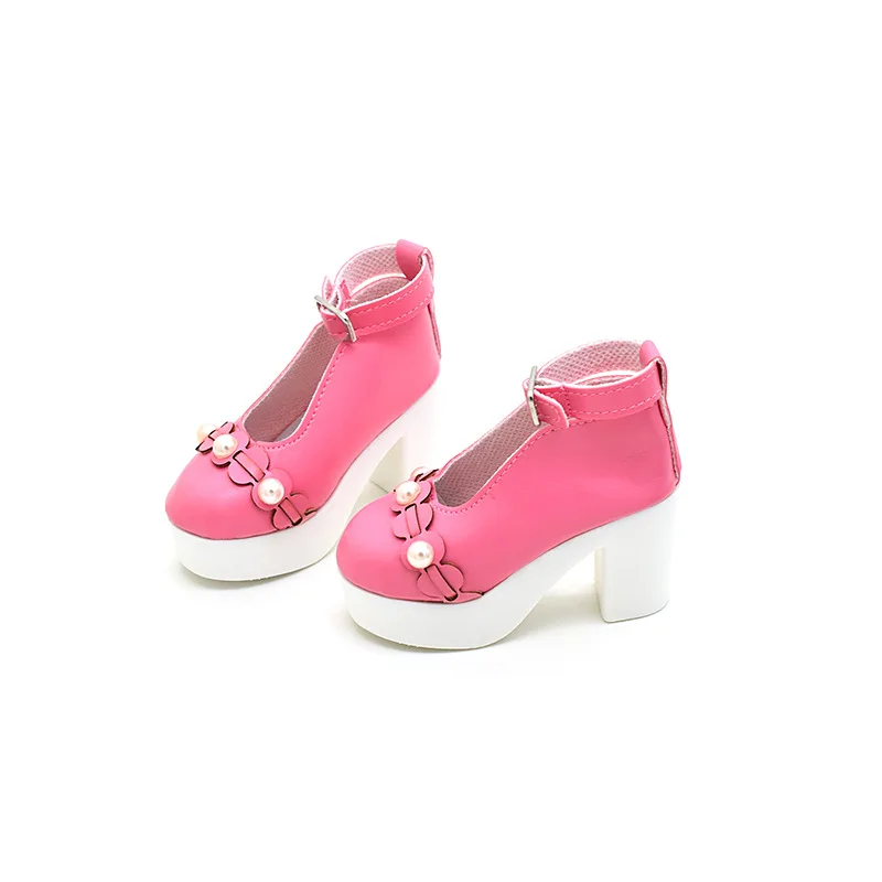 

10Pcs 9.5cm doll high heels 3 point BJD shoes big joint doll play house toy accessories toy shoes