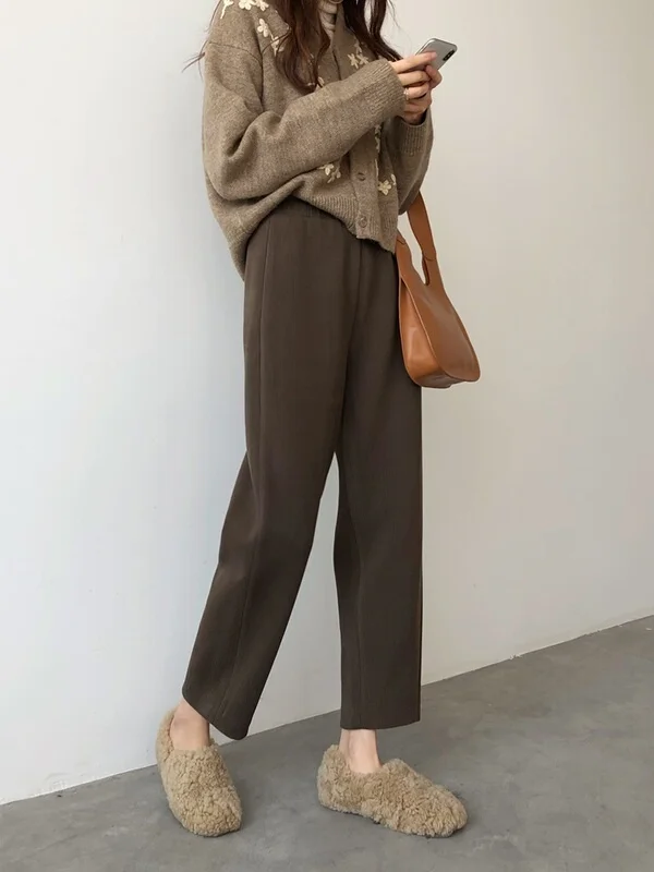 

Fleece-lined Thin Large Size Women's Clothing Autumn and Winter Fleece Corduroy