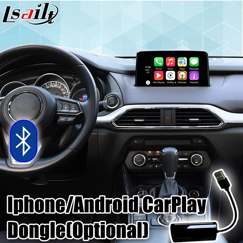 Lsailt Android 7,1 Автомобильный видео интерфейс навигационная коробка для Mazda CX-9 с 32G rom, ram 3g, carplay