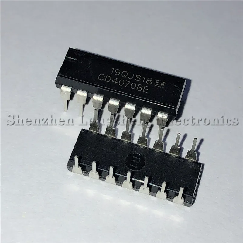 Новые Логические ворота и инвертор HCF4070BE CD4070BE CD4070 DIP 14 10 шт./лот|Интегральные