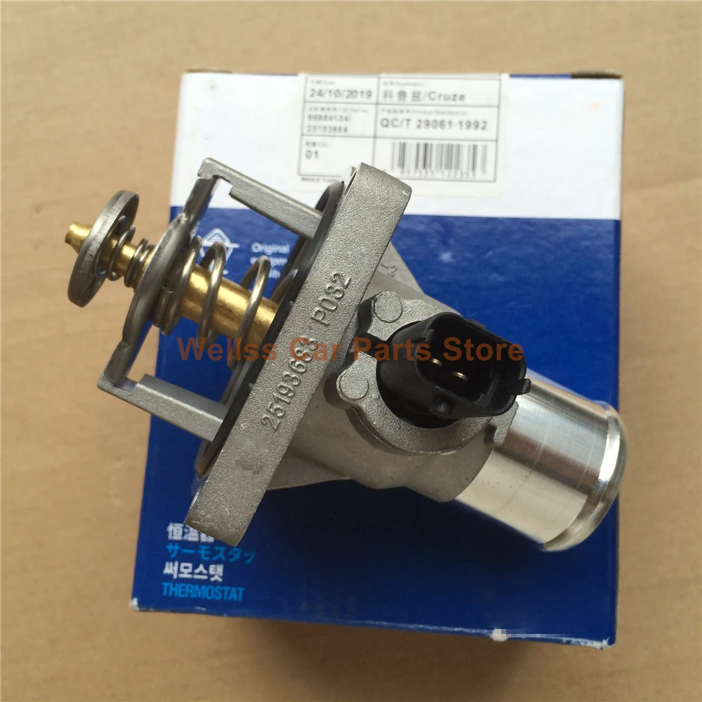 

Engine Coolant Thermostat Assembly Original 25193683 For Opel Astra Zafira Signum Vectra Chevrolet Aveo Cruze Sonic 1.6 1.8