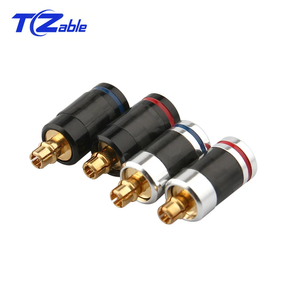 

2pair MMCX Earphone Plug For SE535 SE215 SE846 ED5 Carbon Fiber Audio Connector Earphone Plug Adapter Gold Plated HIFI Plug