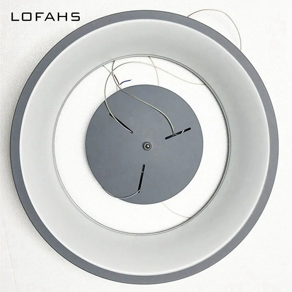 

LOFAHS Round circles Chandeliers lamp hanging aluminum LED Chandeliers lighting for bar dining table office meeting room