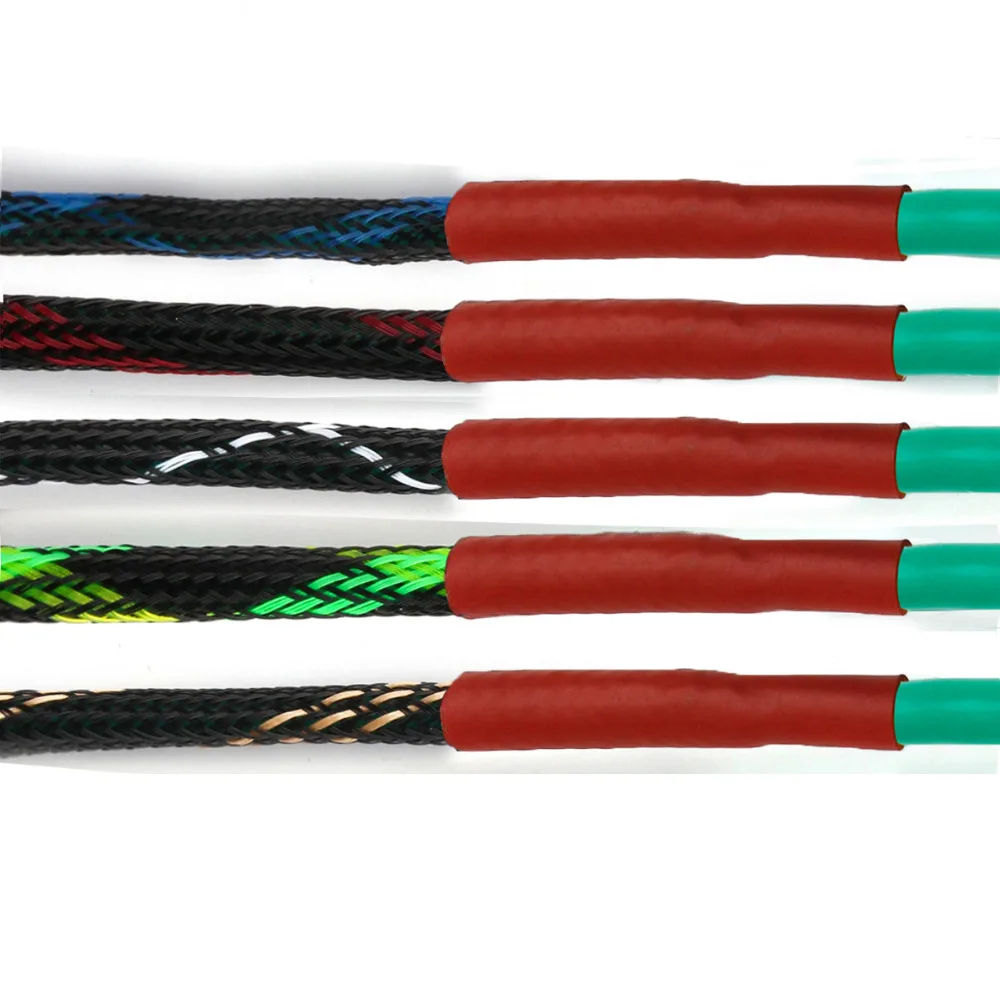 8 размеров расширяемые рукава для плетеных кабелей 5 м 4 мм плотные нейлоновые