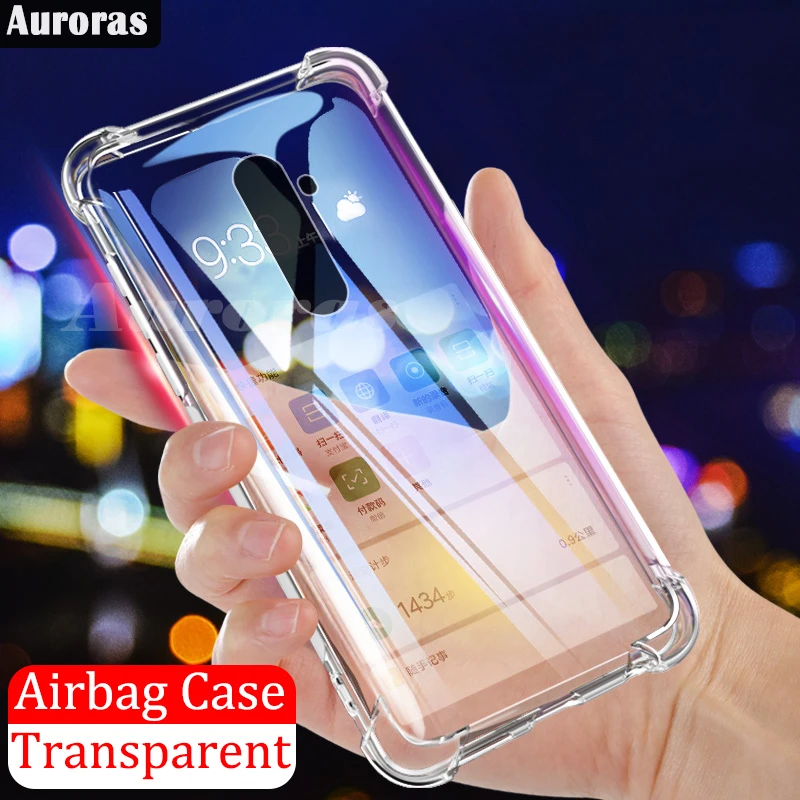 Чехол Auroras для Realme X2 Pro официальный оригинальный прозрачный противоударный
