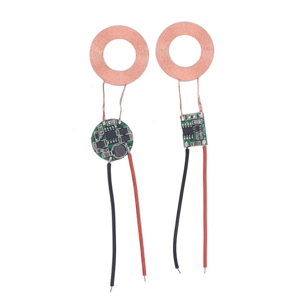 Taidacent 12V TX 5V 1.2A RX модуль беспроводного зарядного устройства Медный провод катушки