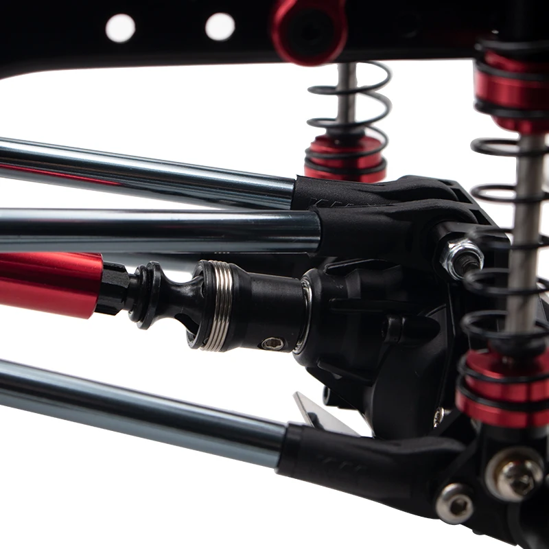 KYX Racing 313 мм Колесная база металлический каркас шасси комплект для RC Гусеничный автомобиль Axial SCX10 II 90046