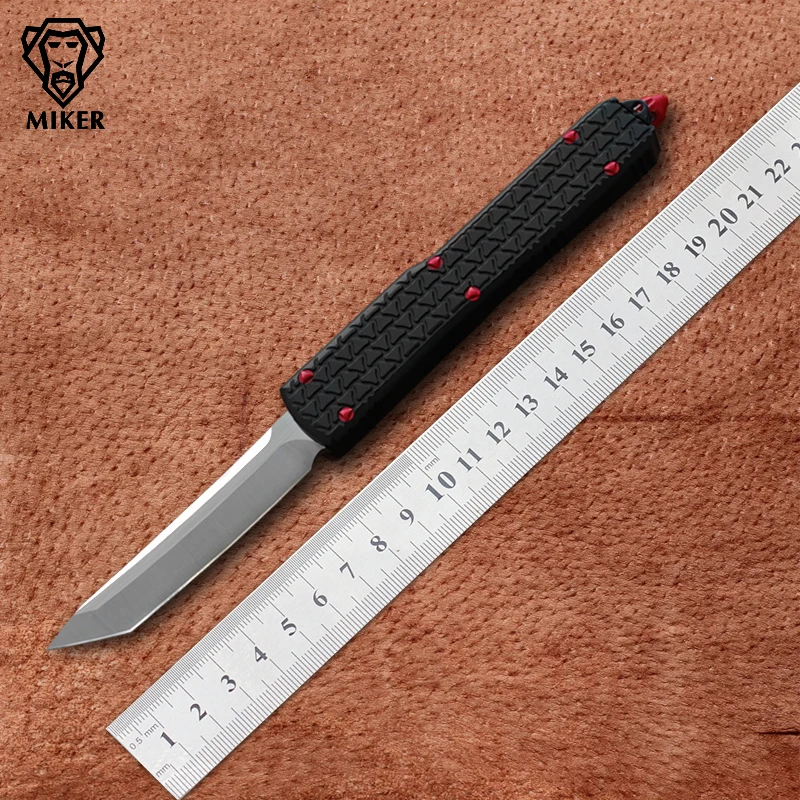 Тактический кухонный нож MIKER лезвие D2 ручка из алюминиевого сплава для