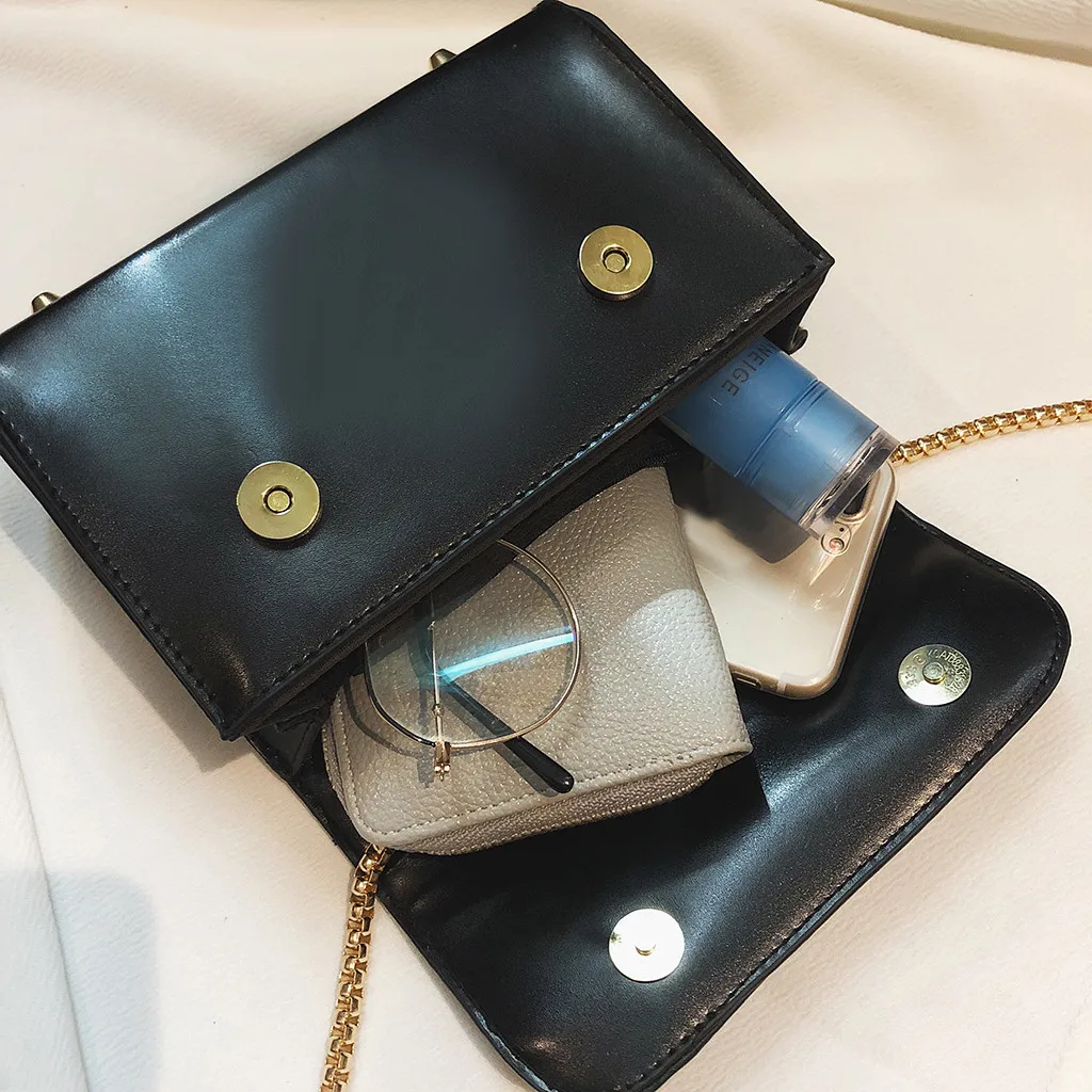 

Women Bag Leather Fashion Small Square Bag Shoulder Messenger Crossbody Bags For Women Bolso Mujer Handbags Sac Main Femme