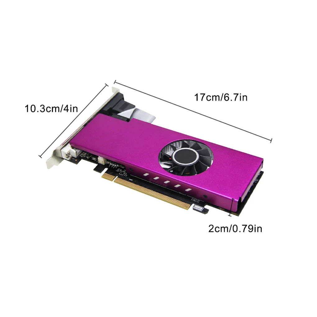 

Yeston RX560-4G D5 LP Graphics Card Gaming Graphic Card 1200/6000MHz /128bit/GDDR5 Memory VGA+HDMI+DVI-D Output Ports Video Card