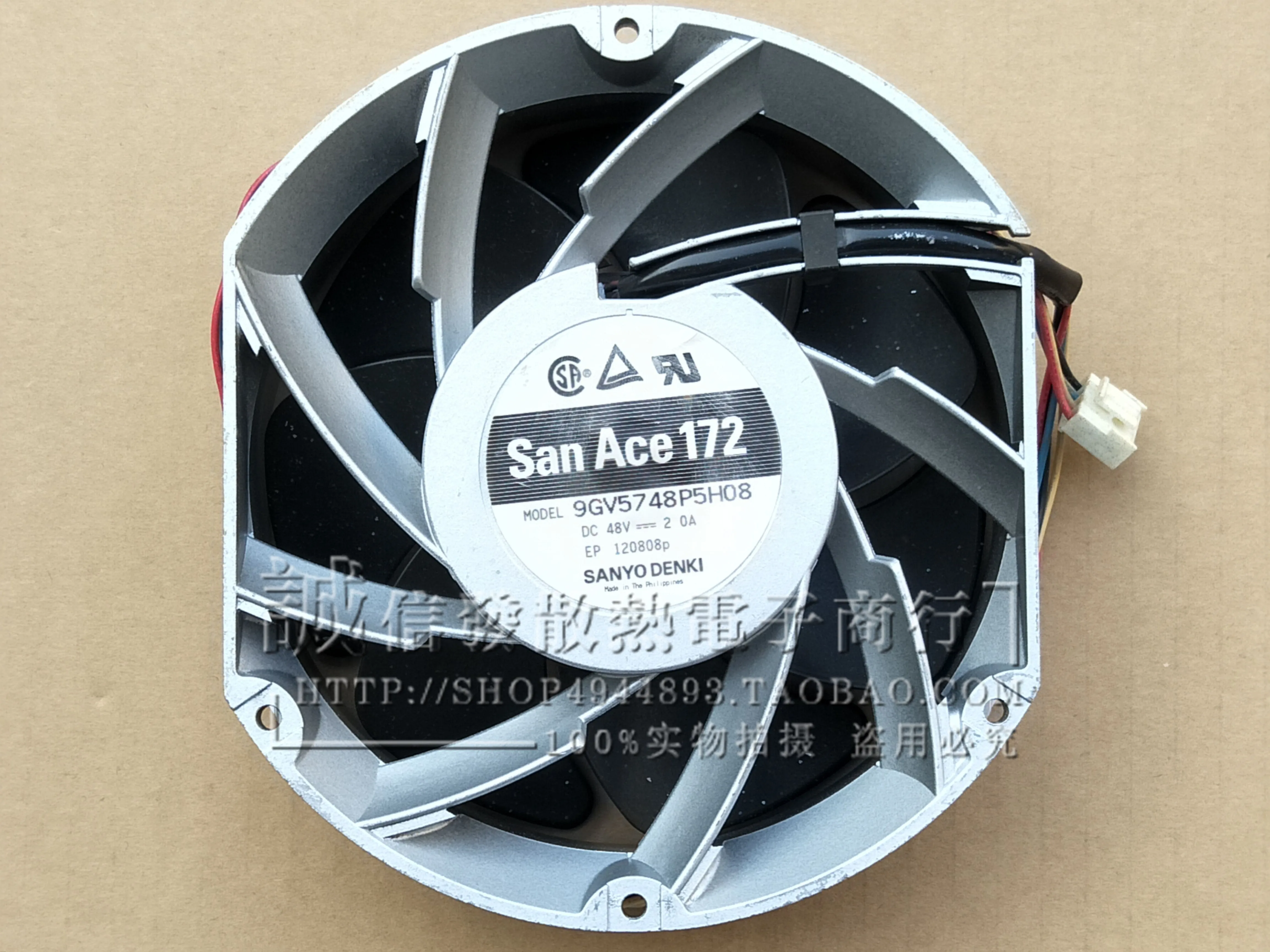 Оригинальный вентилятор sanyo 9GV5748P5H03, 48 В, 17251 А, дюйма, 17 см, SPARC M5000, Овальный