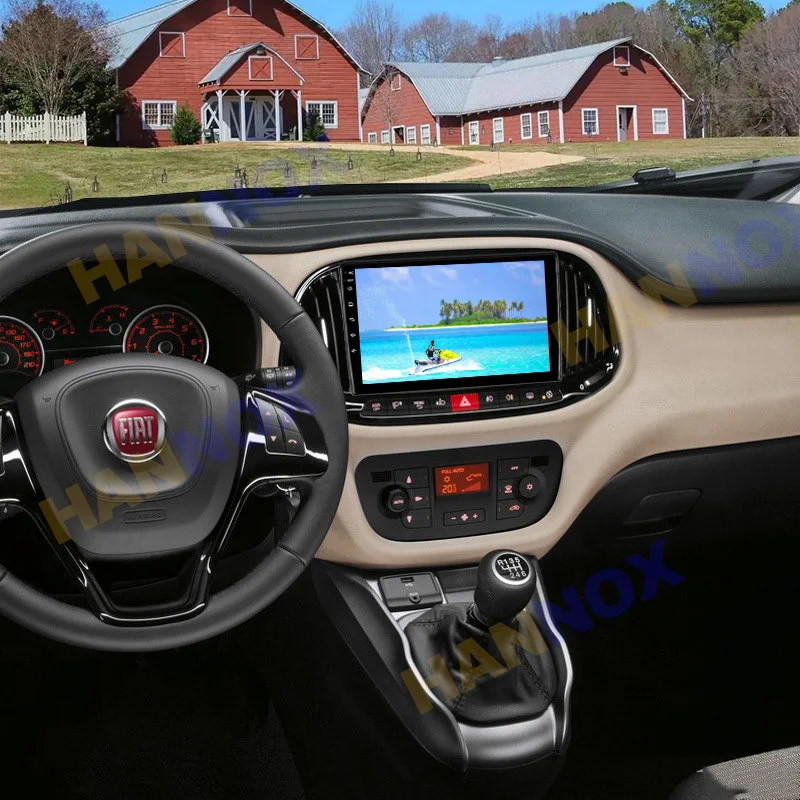 

2.5D 9-дюймовый сенсорный экран Android 11, автомобильное радио, мультимедийная навигация, GPS для FIAT Doblo 2015-2020, Wi-Fi, Carplay, Bluetooth-Совместимость