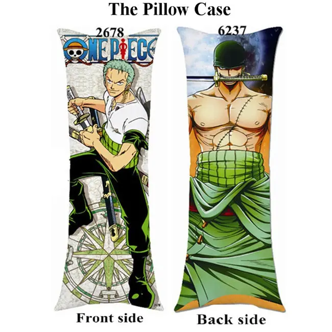 pillowcase Мультяшный цельный чехол Roronoa Zoro pillowcover Trafalgar Law аниме обнимающий длинный размер наволочка для тела чехол на заказ - Цвет: pillowcase