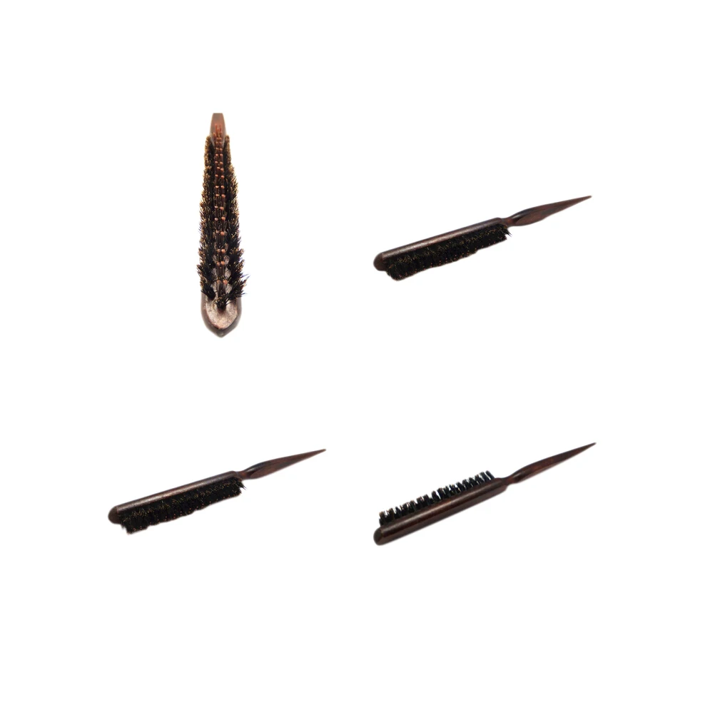 Для мужчин щетка для волос из шерсти кабана Плетеный абажур натурального дерева