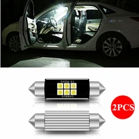 2 pcs festoon 31mm 36mm 39mm 42mm led bulb c5w c10w super bright 3030 smd canbus error free auto interior doom lamp car styling