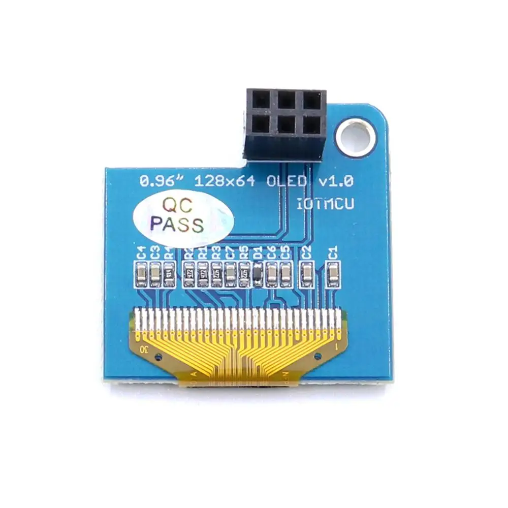 1/2/5/10 шт. монохромный мини модуль OLED 128x64 0 96 дюйма белый для Raspberry Pi|Модули умного