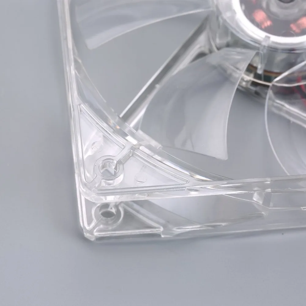 4 Pin PC компьютер прозрачный чехол Четырехъядерный светодиодный светильник 9