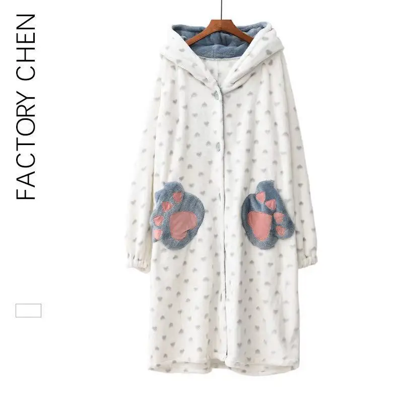 Теплая фланелевая ночная рубашка хорошего качества на осень и зиму домашняя