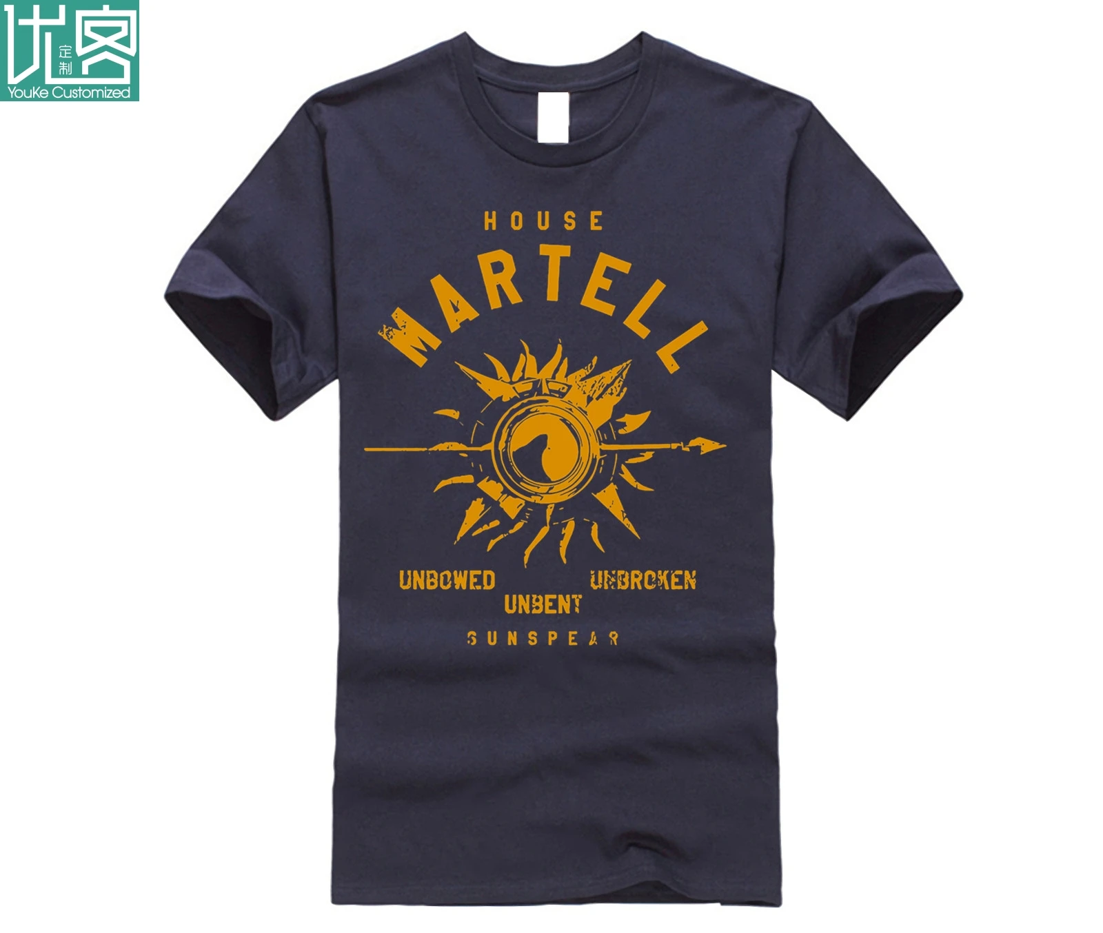 Мужская футболка с надписью House Martell Game Of Thrones без поклона и разбитого солнечного