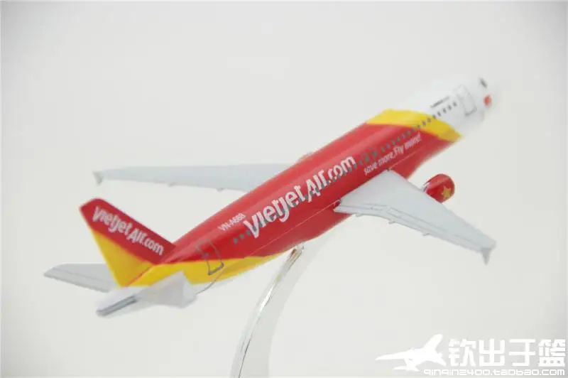 16 см модель самолета вьетнамских авиаперевозок вьетнамского авиационного VietJet