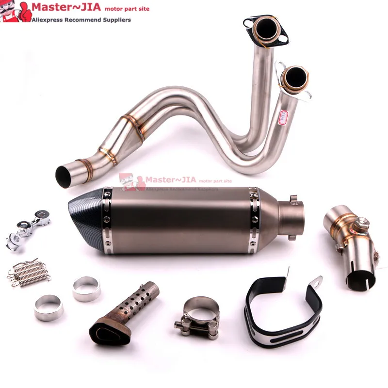 Выхлопная система мотоцикла для KAWASAKI ER6N ER6F 2012 2016 Ninja 650R Z650 2017 2019 Versys 650 2015 2020|motorcycle