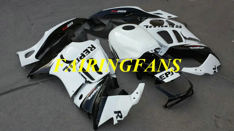 Комплект обтекателей для мотоцикла HONDA CBR600F3 97 98 CBR 600 F3 600F3 CBR600 1997 1998 Белый Черный