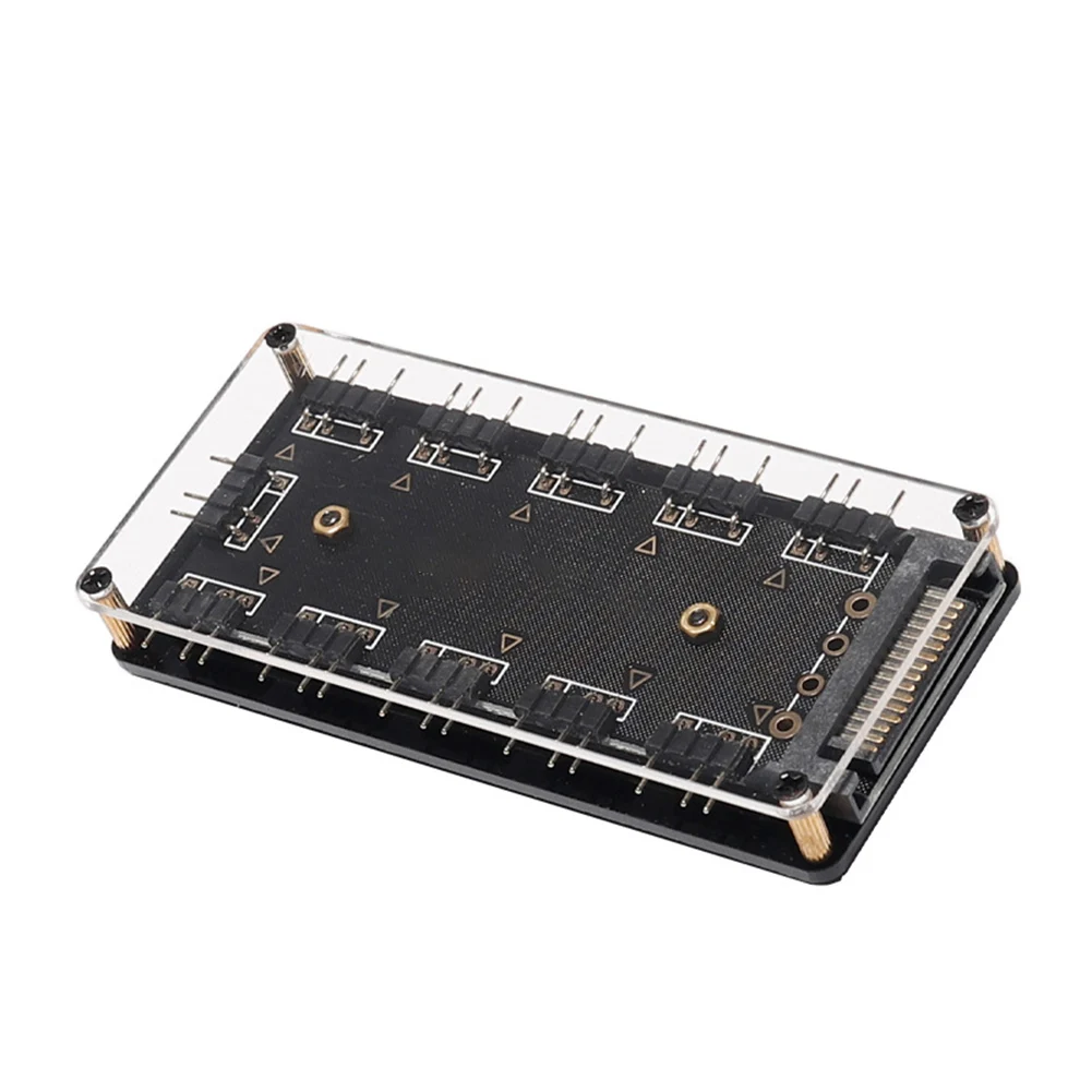 Удлинительный кабель для ASUS AURA SYNC MSI ASRock RGB LED 5 В 3-pin 10 разветвитель питание SATA 3pin со
