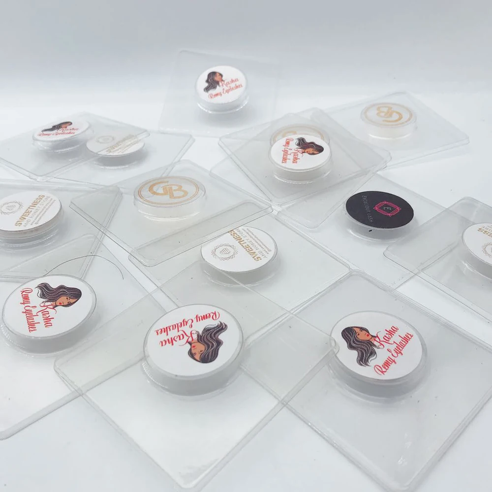 500 круглые наклейки частные этикетки для упаковки ресниц коробка коробки