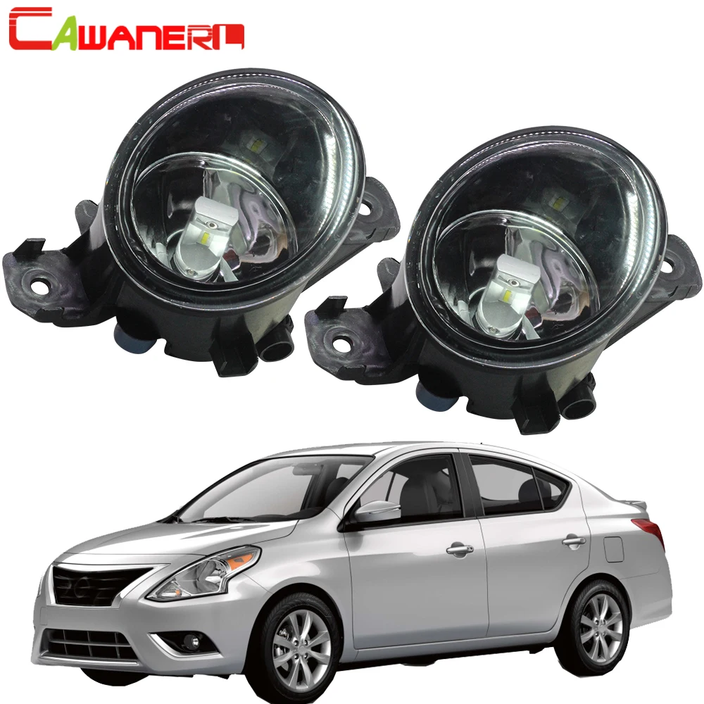 Передние противотуманные светильник Cawanerl 2 шт. в сборе абажур + H8 H11 Светодиодный