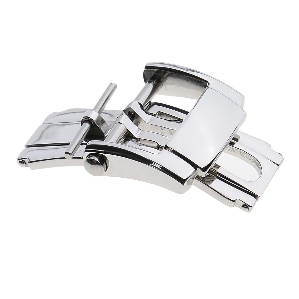 

Stainless Steel Deployment Butterfly Buckle Clasps for Watch Band Strap 16mm 18mm 20mm 22mm watchband Clasp