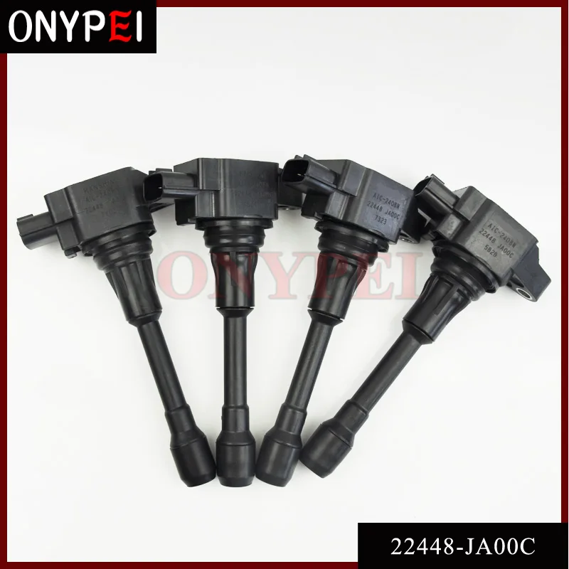 4 катушки зажигания 22448 JA00C ED000 для Nissan Altima Sentra Infiniti FX50 22448JA00C 22448ED000|coil|coil ignition |