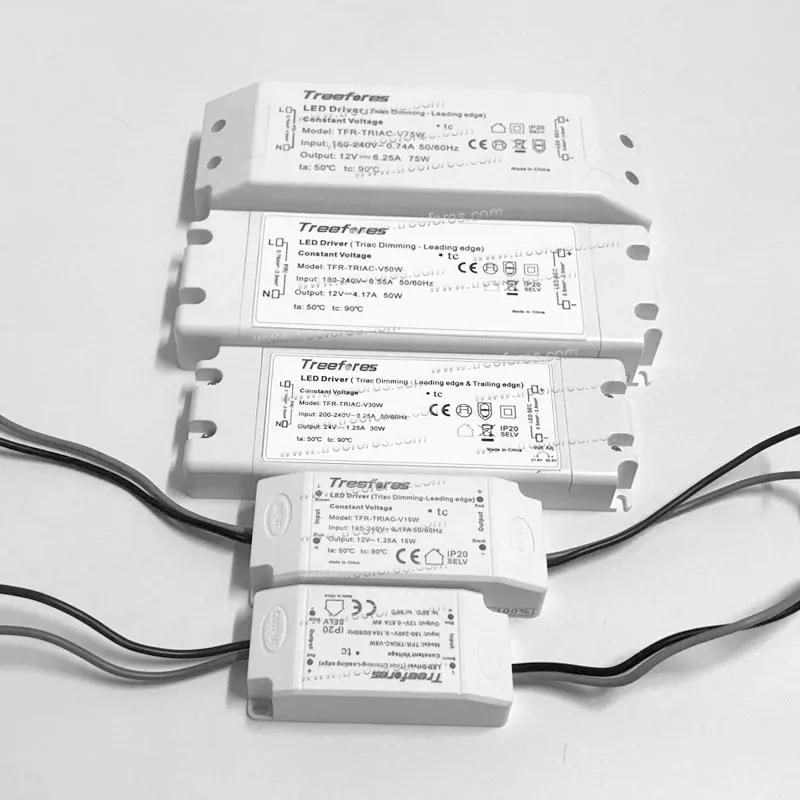 8W 15W 25W 50W 75W симистор светодиодный Диммируемый Драйвер адаптер переменного тока 110