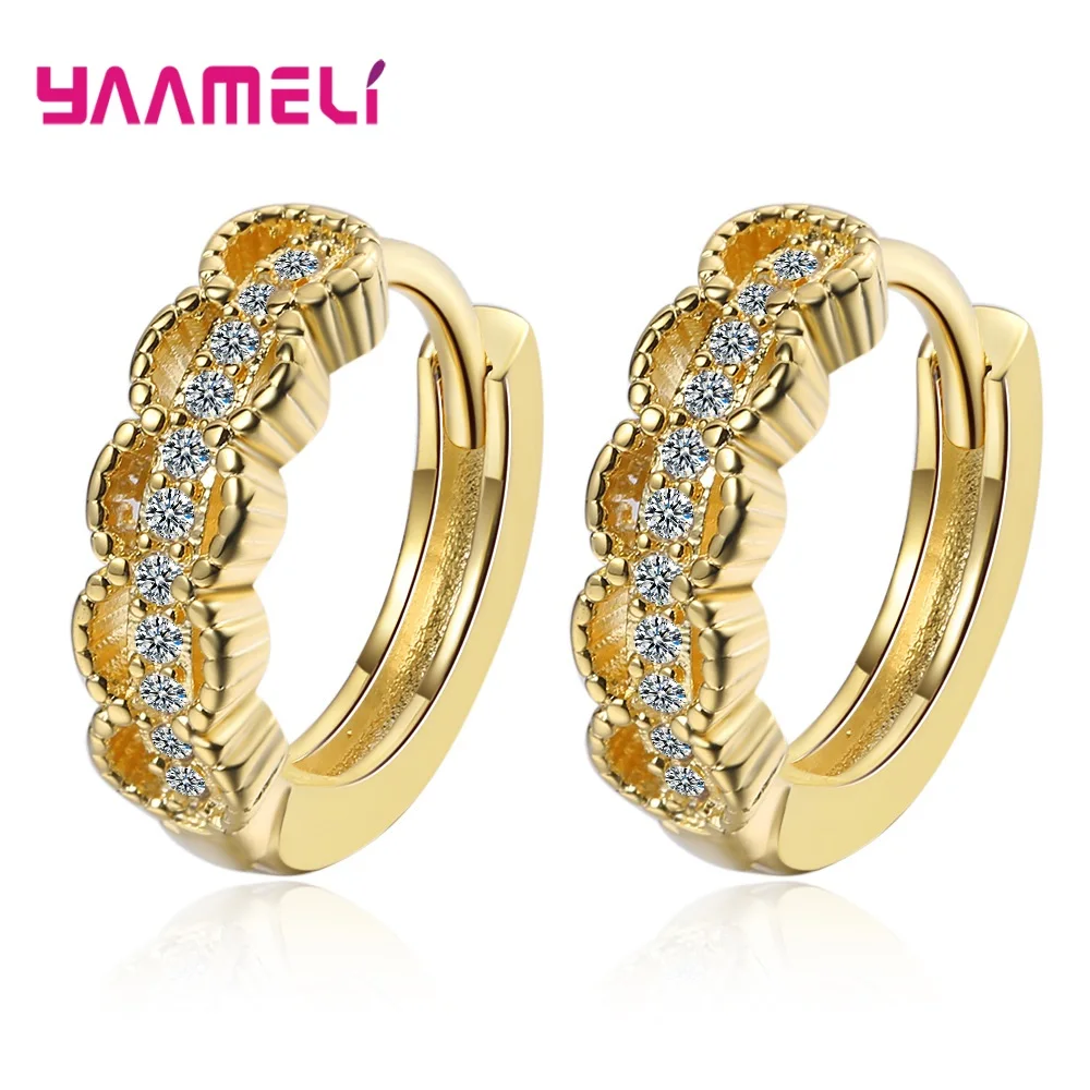 

925 Sterling Silver Ear Brincos Pendientes Moon Star Heart Charms Fashion Earrings for Women Female Party Jewelry Accessories