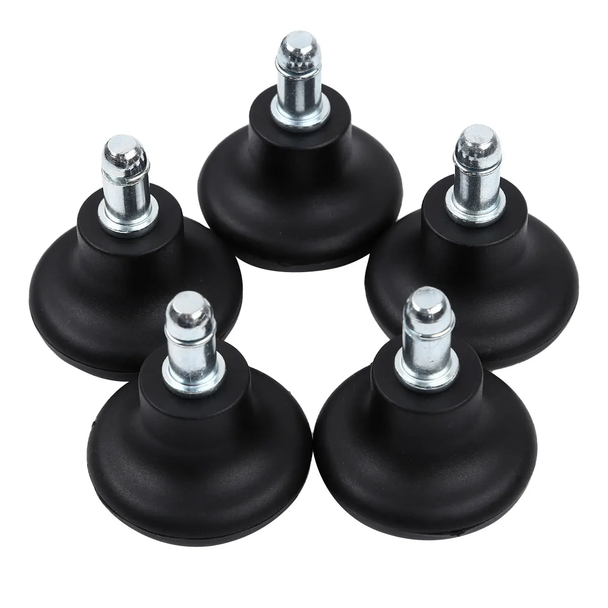 Bell Glides Replacement Swivel Chair Caster Wheels To Fixed Stationary Castors